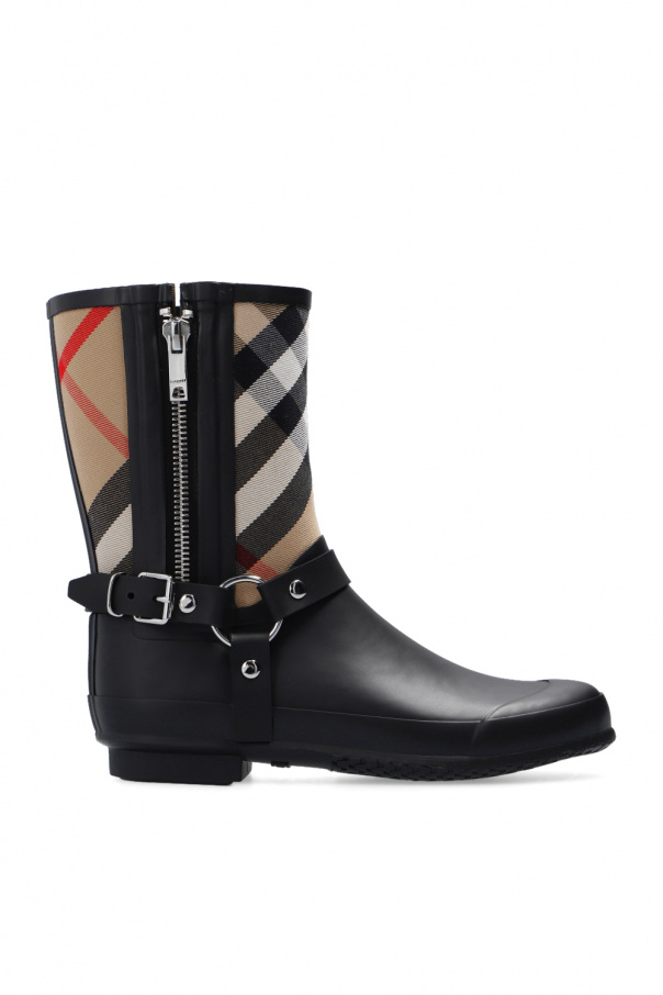 SchaferandweinerShops CF House Check rain boots Burberry burberry logo print two tone sneakers item